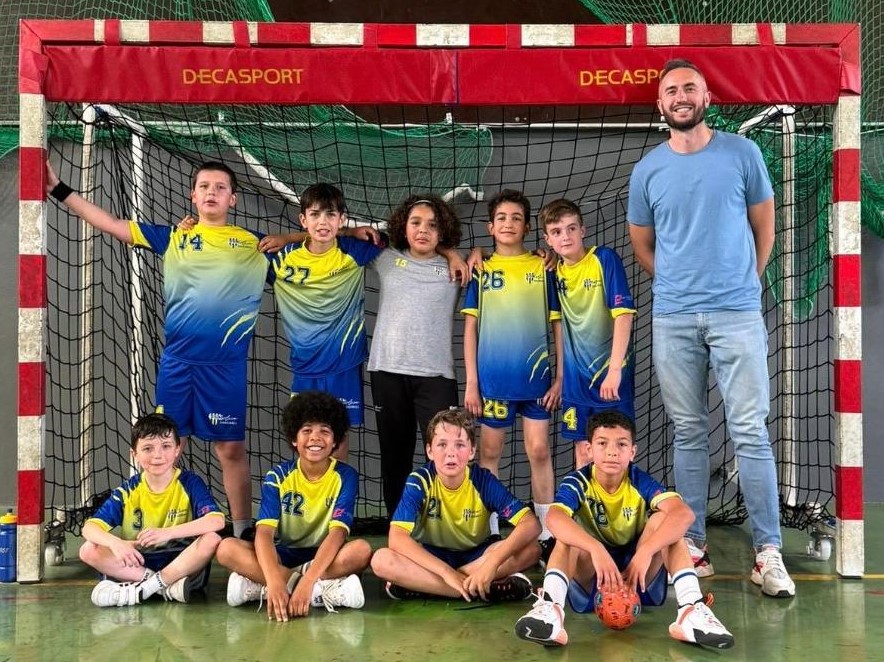 AS Mantaise handball masculin - les U11 en mai 2024