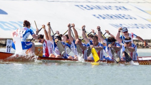 Les mantais en dragon boat au championnat d'europe 2024 à racice