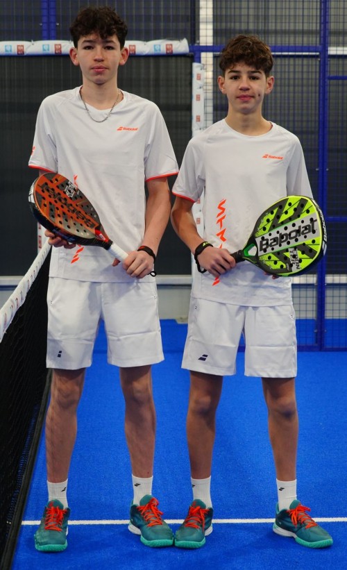 Les jumeaux LANG TROTOUX au Championnat de France de Padel U16