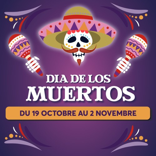 Dia de los muertos avec Aushopping Mantes Buchelay