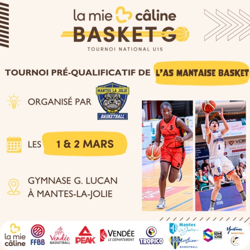 Affiche Mie Câline Basket Go Mantes-la-Jolie 2025